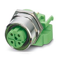 PHOENIX CONTACT 1534627 Circular Metric Connectors Bus system flush-typ SKT,ETHERNET 4-pos.