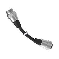 Banner Engineering BCP-MAF3-MAM3-14-30M Sensor Cables / Actuator Cables Cordset: Double Ended 7/8 in; 3-pin Straight Female; 3-pin Straight Male; 30 m (98.42 ft) Black PVC Jacket; Nickel-Plated Brass Coupling Nuts