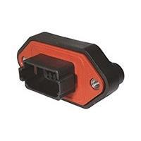 DEUTSCH - TE Connectivity DT04-12PA-LE10 12-Way REC, 12P, BLK, N, CAP, FLANGE, A