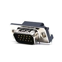 Amphenol Commercial Products L717HDE15PD4CH4R High Density D-Sub Connectors 15P Sz E Hi Density Pin Rear Insert 4-40