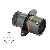 Eaton Souriau-Sunbank 8STA01435SC Connectors Square Flange Receptacle - size 14 - 37 contacts - Female