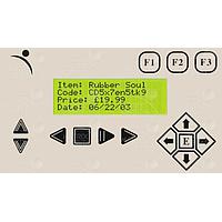 Matrix Orbital BLK204A-USB PC Bay Inserts, LCD Characters 20x4 Blk Txt Y/G B/G Key w/ Beige Bkt