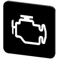 SIEMENS 3SU19000AF160RY0 Labeling Plate, Motor INSCR. LABEL, BLACK 22 X 22MM, MOTOR