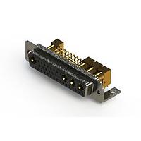 EDAC 630-36W4240-5N4 Mixed Contact D-Sub Connectors Right-angle Power Combo D-Sub Connector