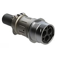 Amphenol SINE Systems AHDM04-24-07PN-CL22-059 Connectors Receptacle Kit, shell size 24, 7 positions,standard seal, wide thread, cable clamp backshell
