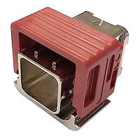 Amphenol Air LB France SIM2B24N101 Receptacles Long flanged Receptacle monomodule With color coding plate With nut plate PolarizationN