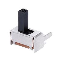 Same Sky (formerly CUI Devices) SLW-874744-6A-RA-N-D Slide Switch 8.7 x 4.7 x 4.4 mm, 6 mm Raised Slide Actuator, Right Angle, Through Hole