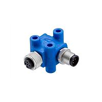 Amphenol LTW HMC-000505-0FM-ES001 Adapters NMEA 2000, L Adaptor, Metal, 4A, 05 pins, Screw Thread, (End 1) Female Female, (End 2) Male Male, NMEA 2000 Certificate, IP68