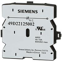 SIEMENS 49D22125002 1 NC Aux Switch DP, 1NC, 75-90amp