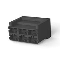 AMP Connectors - TE Connectivity 926330-1 Housing 6 POS POS-LOCK HSG 6P RCPT 6.35mm BLK