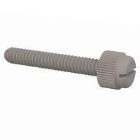 Essentra Components 091024125TEG Knurled Screw Slotted Thumb Screw, #10-24 Thread, 1 1/4 Lg