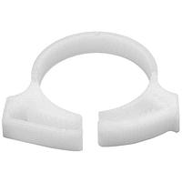 HellermannTyton SNP2210M4 Conduit Clips Snapper Hose Clamp, 0.92 - 1.05" Bundle Diameter, POM, White, 1000/pkg