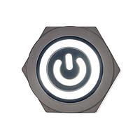 Soldered 108297 Panel Pushbutton panel, pushbutton, 12mm, lighting, white