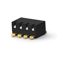 P&B 2-2319764-7 DIP Switches E STACK PIANO 4P G SHORT SEAL TUB PD OFF