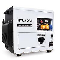 Hyundai DHY8000SELR Silenced Diesel Generator (5.8kW / 7.25kVA / 3000rpm)