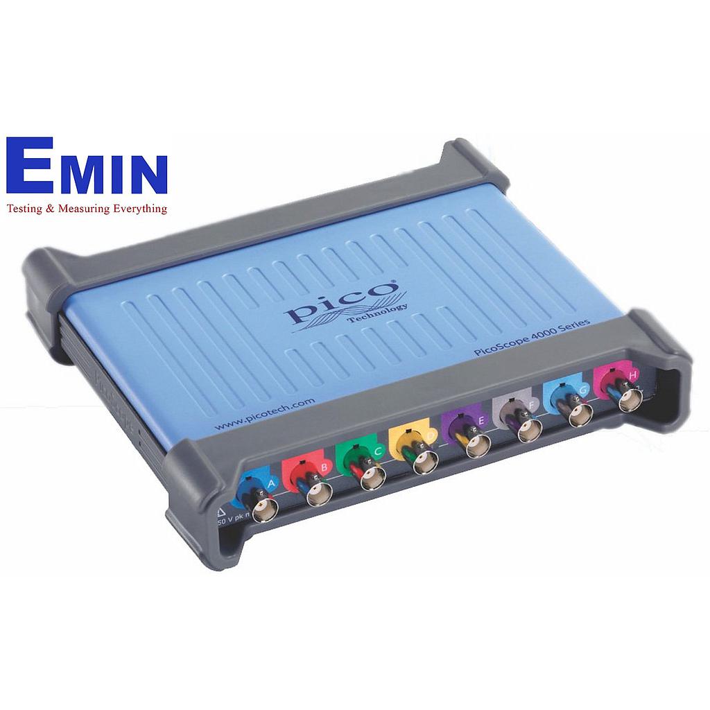 PC oscilloscope connected to a computer for waveform analysis