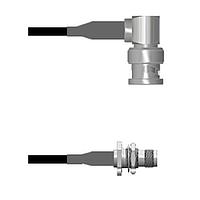 Amphenol Custom Cable Q-0E04K0008024i RF Cable Assemblies BNC-RP/TNC-SJ RG58 24I
