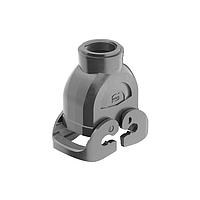 HARTING 19430100437 Headers & Wire Housings Han-Eco 10B Hood Double Lever, Top Entry, w/ levers on hood, M32 - w/o gland