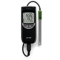 HANNA HI991003 Waterproof Portable pH/pH-mV/ORP/Temperature Meter with Sensor Check™ (2~16pH; ±825mV (pH-mV); ±1999mV; -5~105°C)