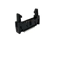 Adam Tech MHR-10-VUAL Shrouded 10P STRAIGHT W/ LONG LATCHES