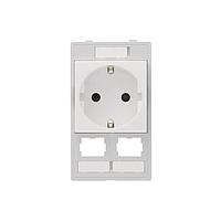 HARTING 39500120450 Headers & Wire Housings Han-Port Combi insert D/2 HIFF module