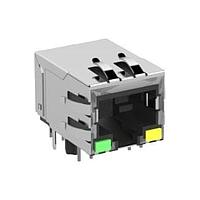 ERNI - TE Connectivity 203212-E Magnetic Jack MJIM IM 1X1 S 810 GF5 X R THRU * L2A M5B