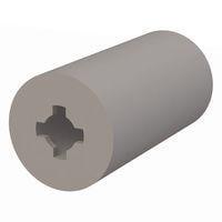 Essentra Components 13SPRT037 Self Retaining Round Spacer, Retaining, #2 Screw, .500 Spacer