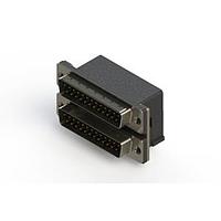 EDAC 661-025-364-001 Dual Port D-Sub Connectors Right-angle Dual Port D-Sub Connector