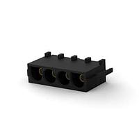 AMP Connectors - TE Connectivity 794783-3 Pin & Socket Connectors 04P UMNL HDR ASSY BLACK LF