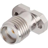 Amphenol SV Microwave SF2921-61345 PCB Connectors SMA F PCB Comp/Mnt Connector 2 Hole