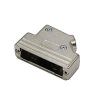 MH Connectors MHDVSL25-K D-Sub Backshells 25 WAY SLIDELOCK HOOD DIE CAST