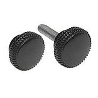 Davies Molding 3065CT Clamping Knob Knurled Scallop Knob