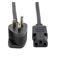 Tripp Lite P006-006-515MF AC Power Cord 16AWG 13A 125V 6' PIGGYBACK 5-15P-C13