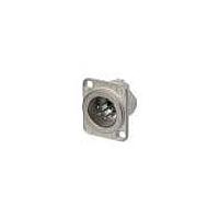 NEUTRIK NC6MD-LX Receptacles Recpt DLX 6 pin M solder nickel/silver