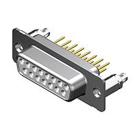 Molex / FCT 173109-0493 Receptacle FCT DSUB STR PC RCPT 15 PN W/SNAPIN M3