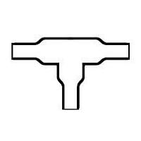Raychem - TE Connectivity 301A022-25/225-0 Transition Boot, T-shaped Transition 2 Legs T type