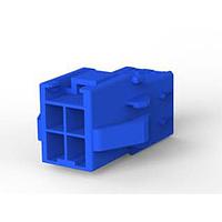 AMP Connectors - TE Connectivity 1-368589-6 Receptacle Housing PDL 4P CAP 3.96 D/R P/M(GWT) B