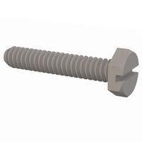 Essentra Components 010632X075 Hex Slotted Hex Slotted Screw, #6-32 Thread, 3/4 Lg