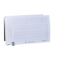 SCHNEIDER ZBY5100 Switch Hardware SHEET OF 40 18X27MM PEEL OFF LGNDS