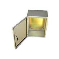 Bud Industries SNB-3736 Electrical Enclosures Electronics Enclosure with Keyed Quarter Turn Latch (15.8 X 11.8 X 7.9 In)