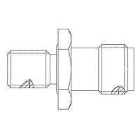 Amphenol SV Microwave SF1122-6023 RF MIL Spec Connectors ZMA JK (90 DEG) TYPE TO SMA PLG ADP