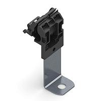 HellermannTyton 151-01437 Ratchet Clamp Ratchet P-Clamp, 0.24 - 0.54" Bundle Dia, 90 Long, 0.33" Hole Dia, PA66HIRHSUV/ST/ZN, Black, 200/ctn