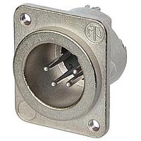 NEUTRIK NC4MD-LX-M3 Receptacles 4P M RECEPT DLX SER SODER CUPS NCKL/SIL