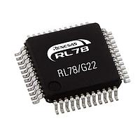 Renesas Electronics R7F102GGE2DFB#AA0 MCUs 16BIT MCU RL78/G22 64K 48LFQFP -40/+85C