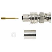 Pomona Electronics 73043 Connectors BNC STRAIGHT PLUG, 50 OHM, CRIMP TYPE, RG8, 9, 11, 213, 214