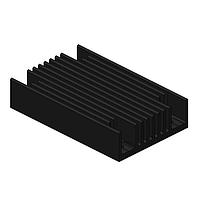 Cincon M-C448 Heat Sink Kit DC/DC Converter Heat Sink Kit, Longitudinal Fins, Quarter Brick (Includes: 1 Heatsink / 4 Screws / 4 Washers / 1 Thermal Pad)