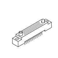 AirBorn RM322-071-221-2900 Connectors 3 Row Straight Thru Hole Receptacle