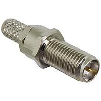 Linx Technologies - TE Connectivity CONREVSMA005-R58 Connectors RPSMA Fml Blkhd Rear Mnt Crimp, RG-58