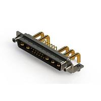 EDAC 629-17W5650-3T5 Mixed Contact D-Sub Connectors Right-angle Power Combo D-Sub Connector