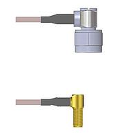 Amphenol Custom Cable Q-2G02S000H012i RF Cable Assemblies N-RP/SMA-RJB G142 12I